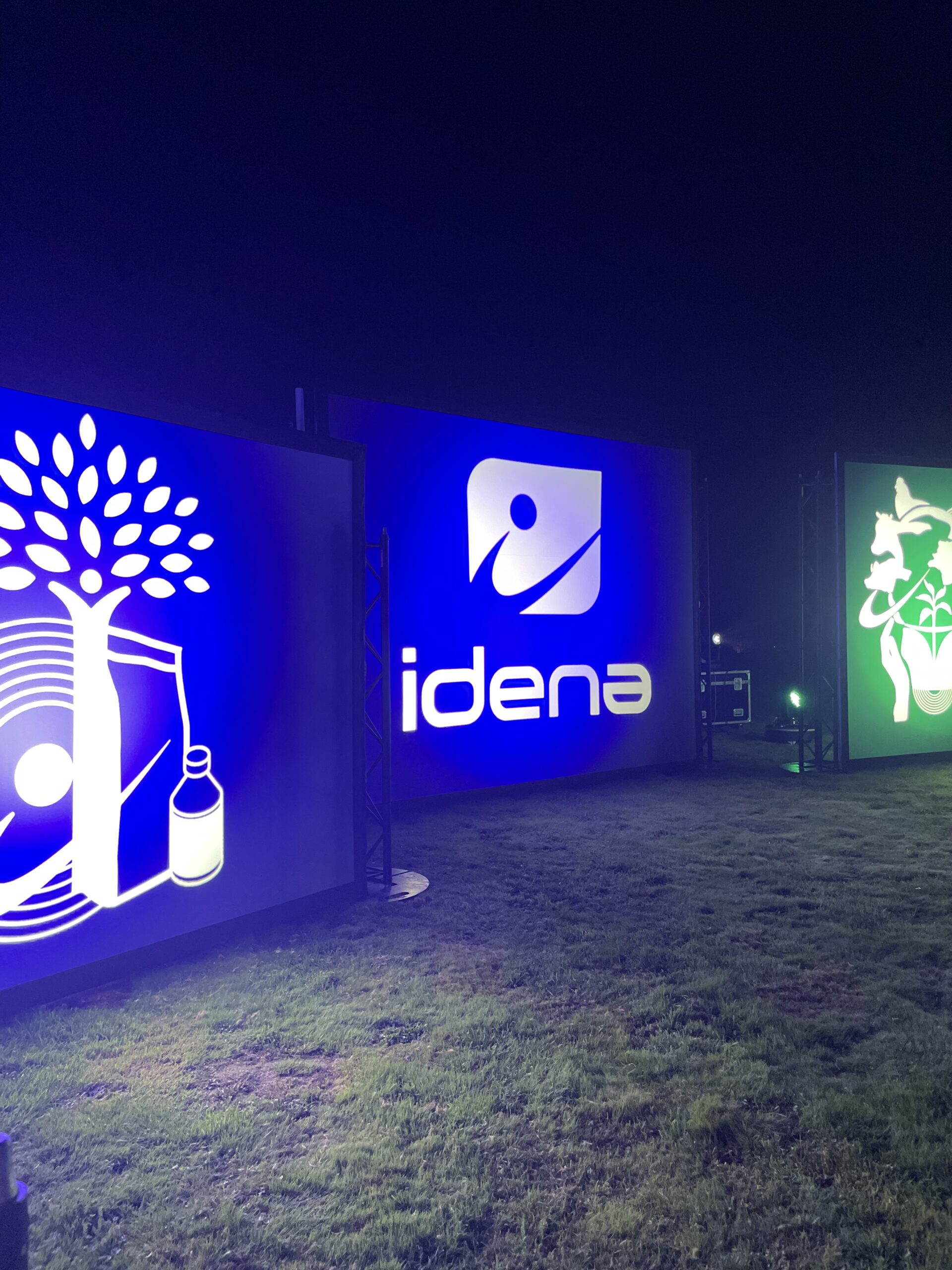 Ambiance nocturne événementielle éclairage château