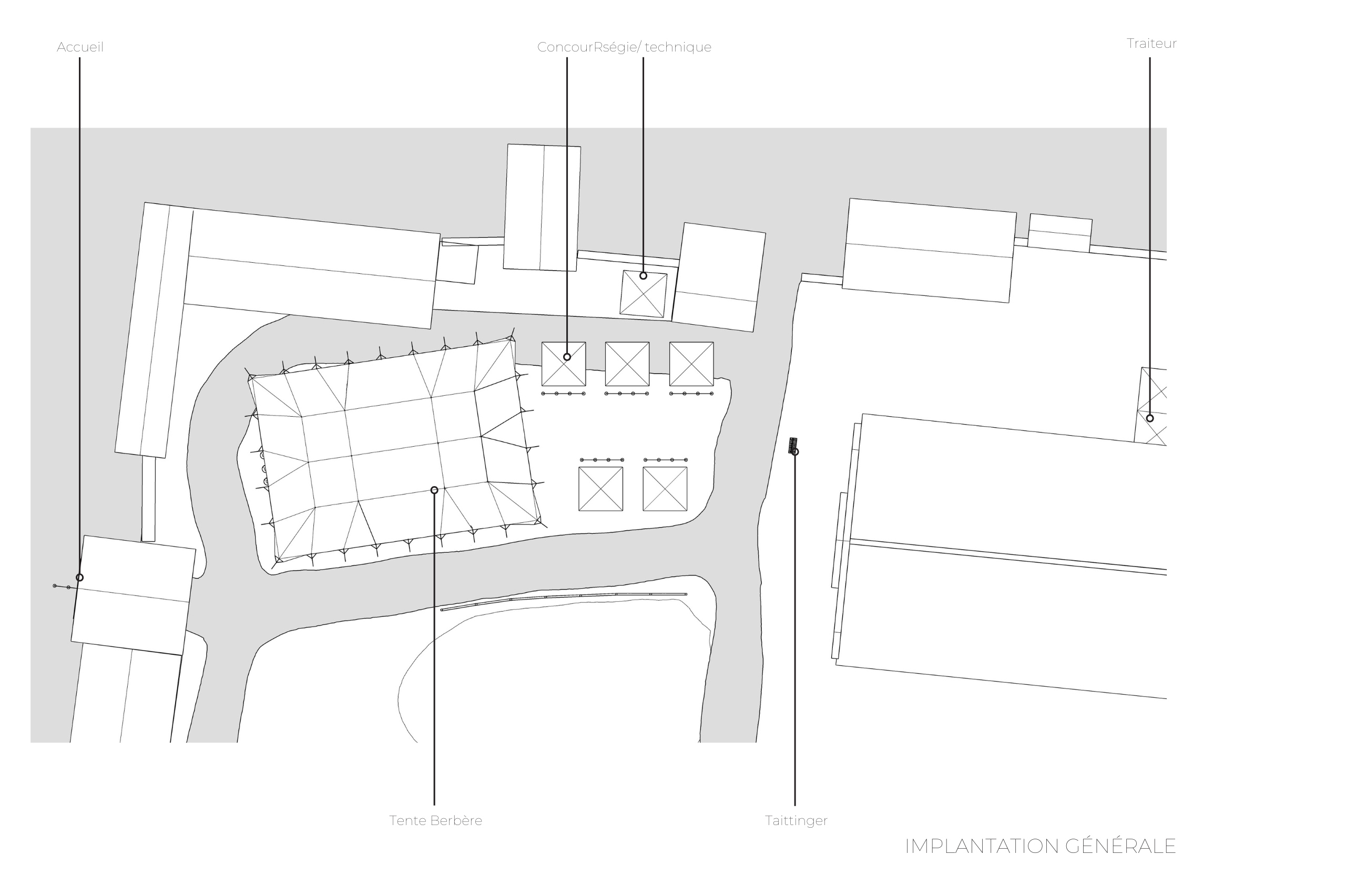 Croquis scénographique