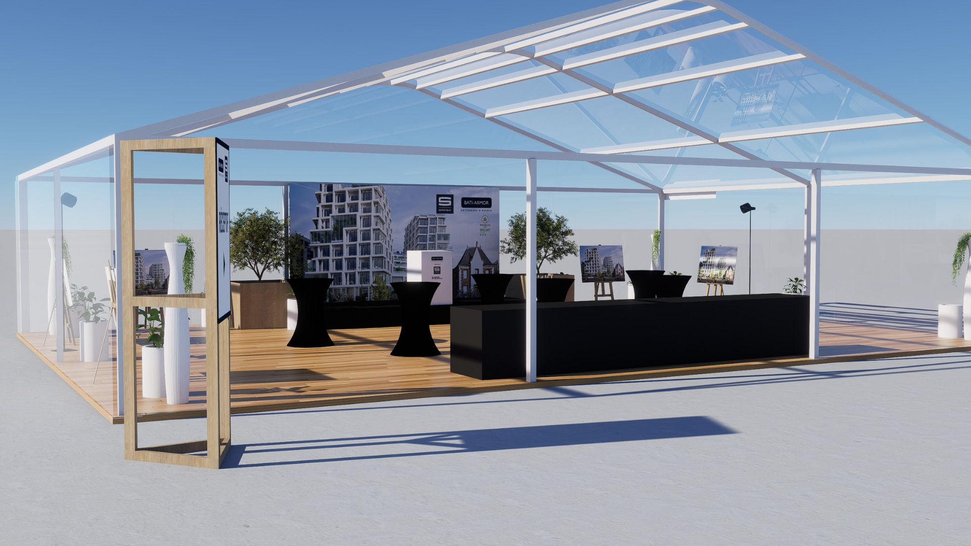 Détail truelle première pierre