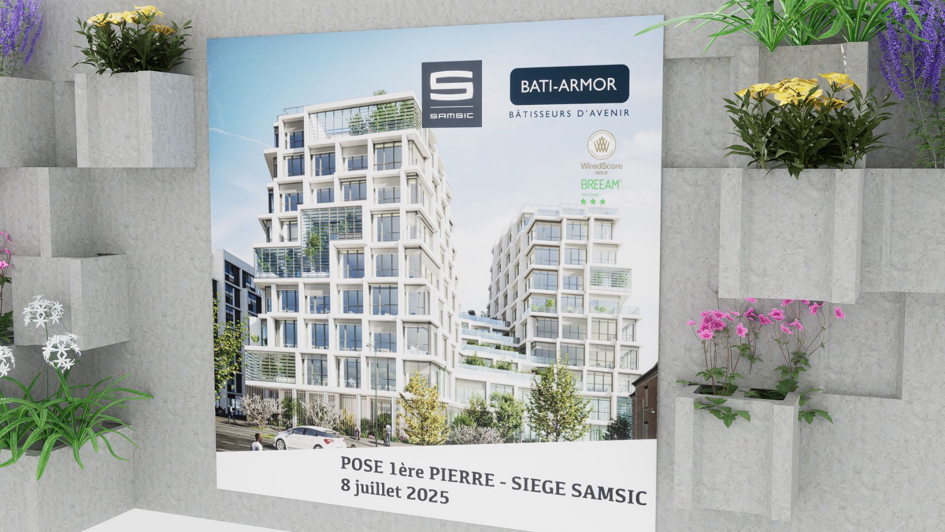 Détail décoration végétale événementielle