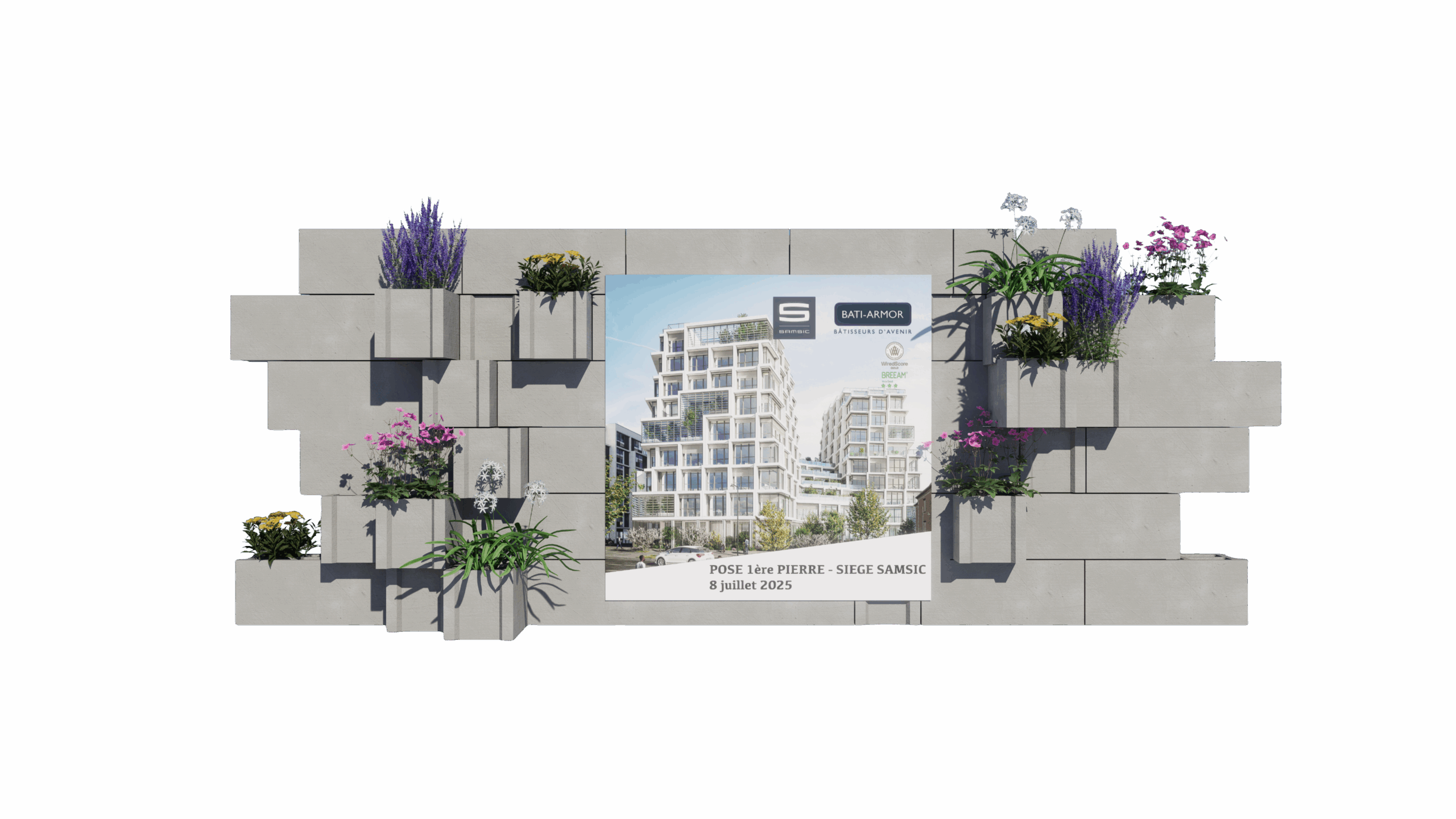 Plan implantation scénographie événementielle Samsic