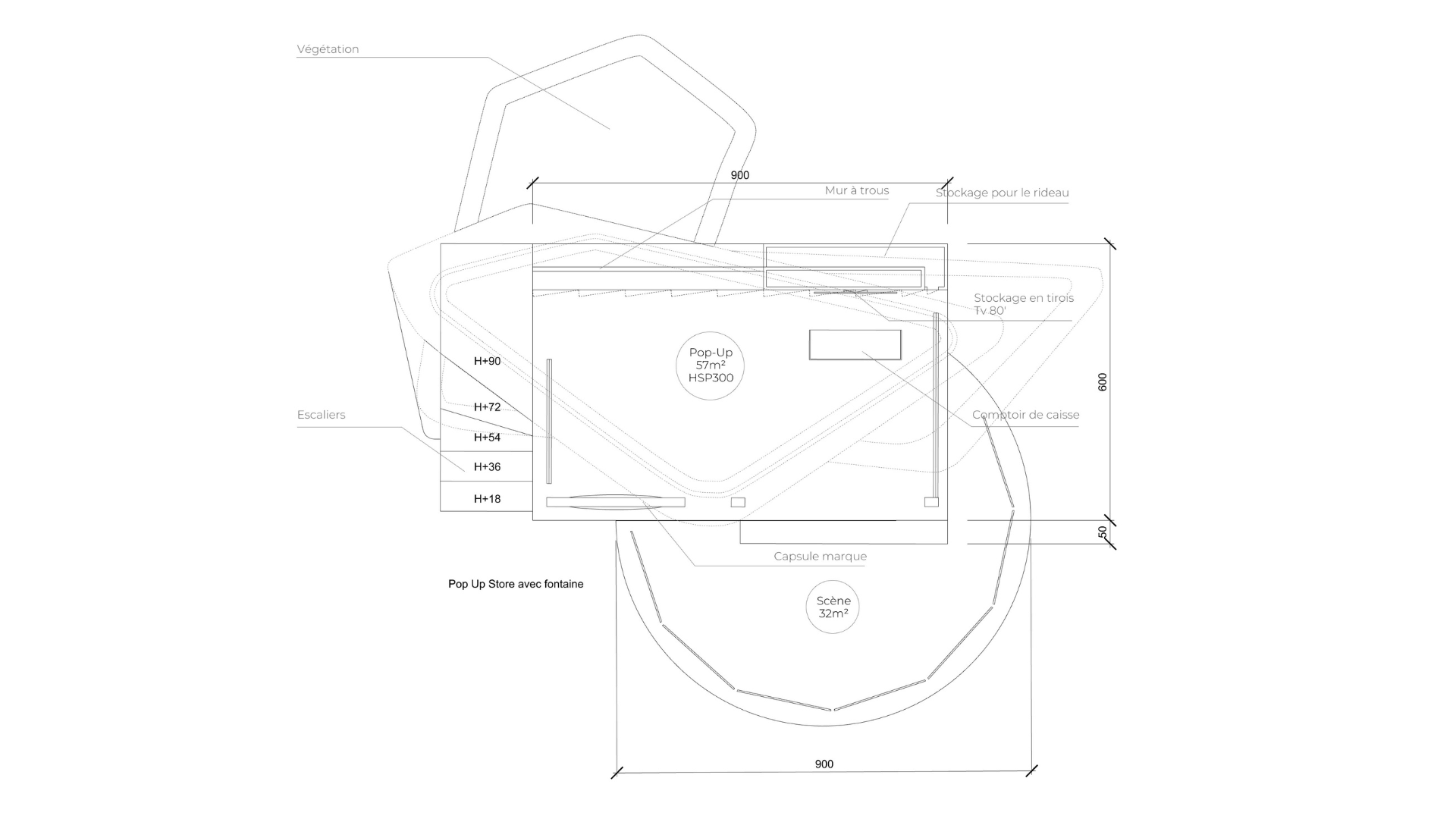 Scénographie événementielle et retail éphémère - Configuration Expérience
