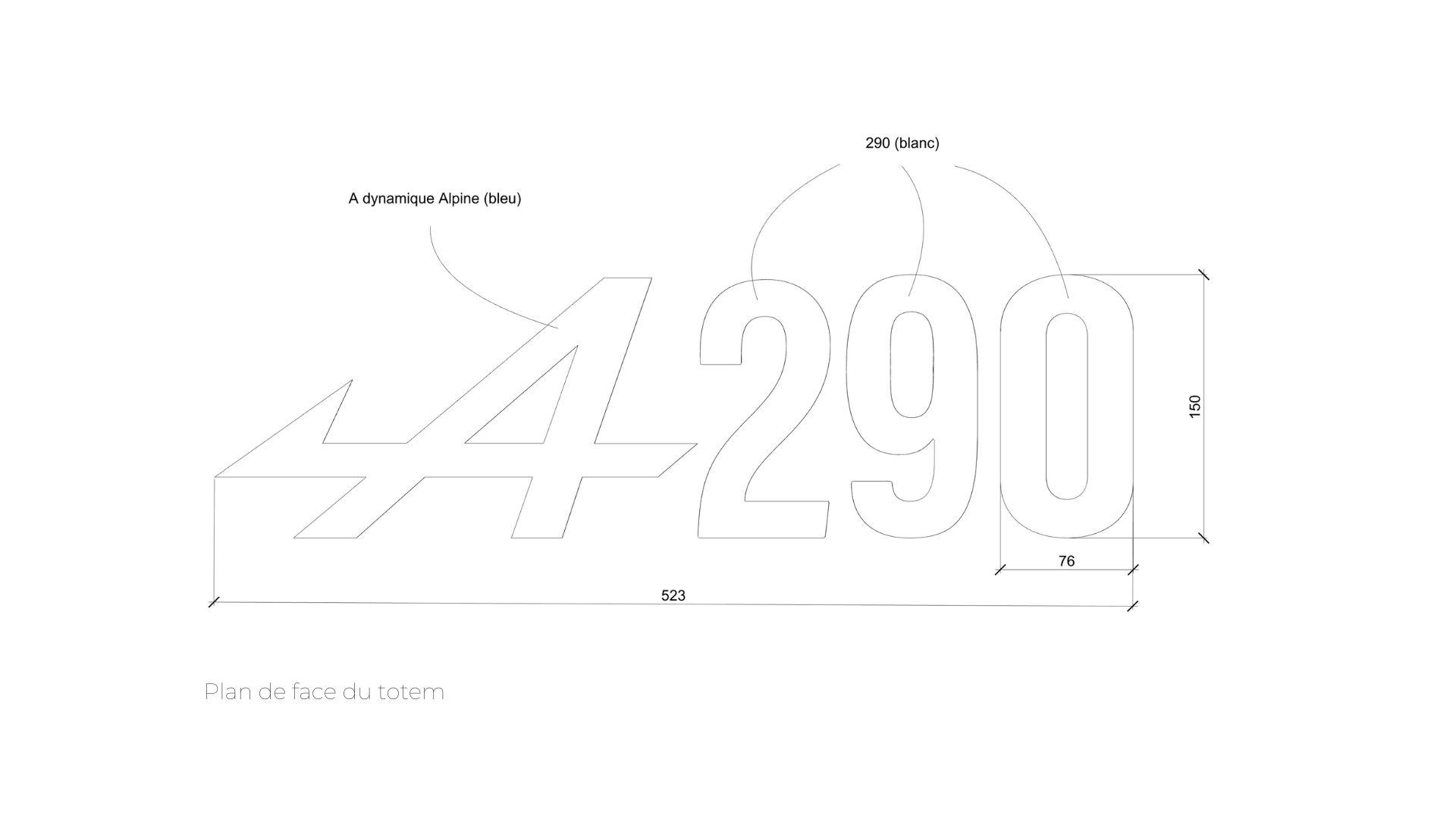 Plan implantation scénique Alpine