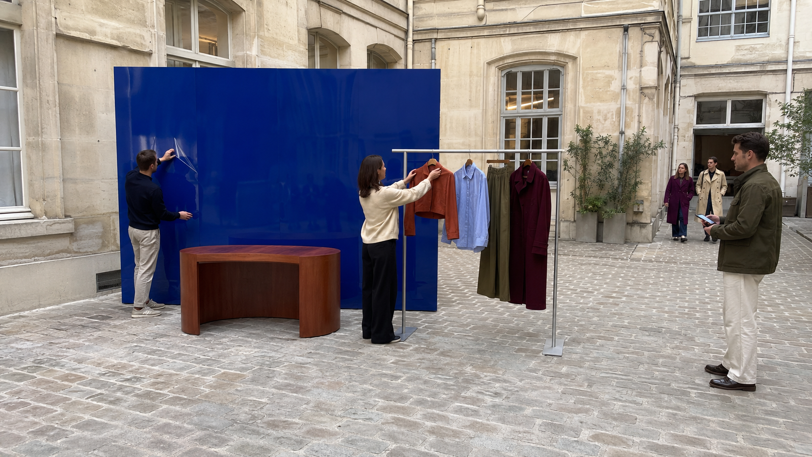 Activation de marque conçue par une agence événementielle mode à Paris pendant la Fashion Week